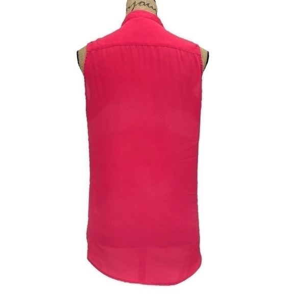 Fuchsia Sleeves Top Size S - Picture 3 of 3